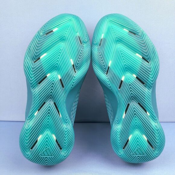 Adidas AE 1 J GS Size 6.5 New Wave Blue Anthony Edwards Basketball Shoes IF1884 - Picture 10 of 11